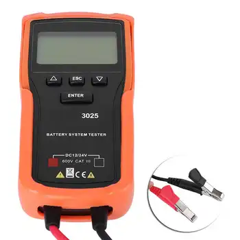Baterija Tester Akumulator Tester Polnjenje Sistema Analyzer Vezja Odkrivanje Instrument 100-1700CCA 12V 24V