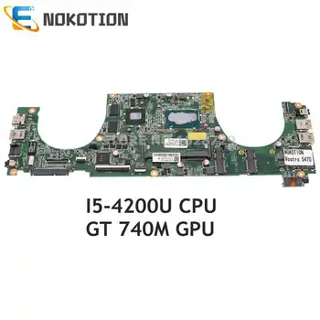 NOKOTION CN-02TK7V 02TK7V 2TK7V DAJW8CMB8E1 Za DELL Vostro 5470 V5470 Prenosni računalnik z Matično ploščo I5-4200U CPU GT740M GPU