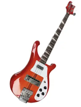 cherry red Rickenback vratu skozi 4003 bas kitara Ricken fireglo 4 strune vratu skozi telo bas brezplačna dostava basse