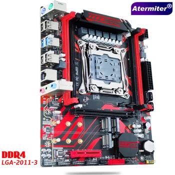Atermiter X99 D4 matični plošči Reže LGA2011-3 USB3.0 NVME M. 2 SSD Podporo DDR4 REG ECC Pomnilnik in Xeon E5 V3 V4 Procesor