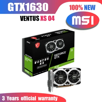MSI GTX 1630 VENTUS XS 4G OC Grafične Kartice GDDR6 4 GB Video Kartic GPU 64Bit NVIDIA RTX1630 PCIE4.0 Core Ura 1815 MHz Nove Blagovne Znamke