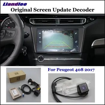 Za Peugeot 408 T7 2010-2021 Avto Original Prikaz Posodobitev Sistema Zadaj Vzvratno Parkiranje Digitalni Dekoder Skladbo HD CAM