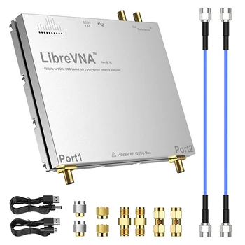 Nadgradili LibreVNA 2.0 100kHz-6GHz Vektorski Analizator Omrežja,NanoVNA Antena Analyzer USB, ki Temelji Celoten 2-Vrata, Zunanji Vhod/Izhod