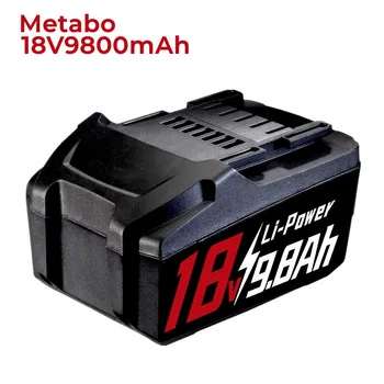 9800mAh 18V Li-ion Baterija za Zamenjavo metabo 18V Akumulator 6.25459,625459000,SB18 LT,SSD18 LT,SSW18 LT,ASE18 LTX,KSA18 LTX,ULA14