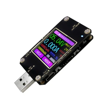 KKmoon Tip C USB Tester z TFT LCD Barvnim Zaslonom, USB, Voltmeter Ampermeter Current Tester Napetosti Digitalni Multimeter