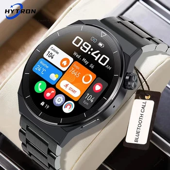 HYTRON Novo Amoled Pametno Gledati Moške GT3 Pro NFC Kisika v Krvi, Bluetooth Klic Šport IP68 Vodotesen Smartwatch Za Huawei 2023 HD