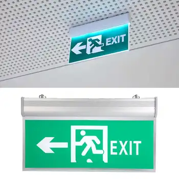 Izhod v Sili Prijavite LED Izstopa Znak 110-220V Akril LED Izhod v Sili Prijavite Lučka za Evakuacijo Lučka