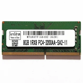 SureSdram DDR4 8GB 3200MHz, Ram so-DIMM, 1,2 V DDR4 8GB 1RX8 PC4-3200AA-SA2-11 MTA8ATF1G64HZ-3G2R1 Laptop Memory