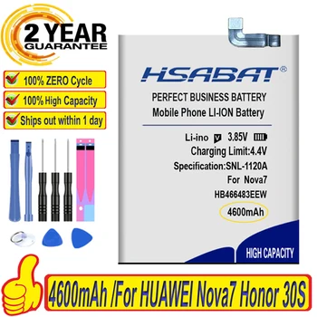 Top blagovne Znamke 100% Novih 4600mAh HB466483EEW Baterija za Huawei Nova7 Nova 7 / Čast 30-IH JEF-AN00 CDY-AN90 Baterije