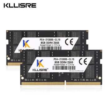 Kllisre DDR3 DDR4 4GB 8GB 16GB laptop Ram 1333 1600 2400 2666 2133 DDR3L Sodimm 204pin Prenosni pomnilnik