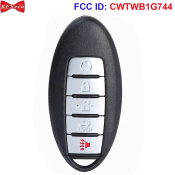 KEYECU CWTWB1G744 Smart Remote Key Fob za Nissan Armada 2017 2018 za Infiniti QX56 2013 QX80 2014-2019 433.92 MHz