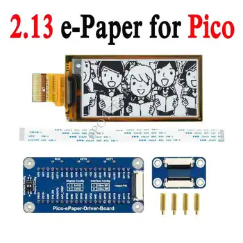 Raspberry Pi Pico 2.13 cm Prilagodljiv E-Knjiga E-Ink Zaslon Modul 212×104 Črno / Beli Zaslon Barvni SPI Vmesnik