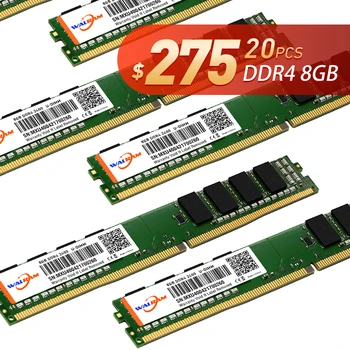 20pcs WALRAM Pomnilnik DDR4 4GB 8GB 16GB Memoria Ram DDR4 2400mhz 2666mhz UDIMM PC Visoko zmogljiv Namizni Pomnilnik