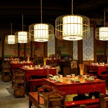 Lestenci Luči MiFuny Luč, Svetilka Novi Kitajski Slog Vroče Lonec Restavracija Restavracija Hotel Led Stropni Obesek