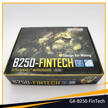 Nove SS-B250-FinTech Za Gigabyte B250-FinTech LGA1151 6. na 7. Gen Jedro DDR4 SATA, USB 3.0 3.1 128 GB Desktop Motherboard