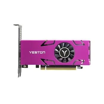 Yeston RX550-4G 4HD SS 4-zaslon Grafična Kartica 4GB/128bit/GDDR5 Pomnilnika, Podpora Razcep Zaslon s 4*HD Izhodna Vrata