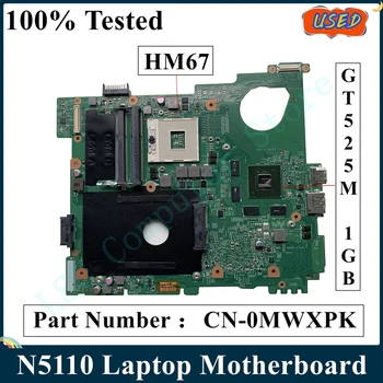 LEXMARKOV UPORABLJA Za DELL N5110 Prenosni računalnik z Matično ploščo CN-0MWXPK 0MWXPK MWXPK HM67 GT525M 1GB 100% Testirani Hitro Ladjo