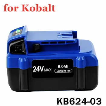 24V Nadomestna Baterija za Kobalt 24V Max KB624-03 KB524-03 KB124-03 0673802 1051230 Litij-Ionski Akumulatorski Orodja Baterije