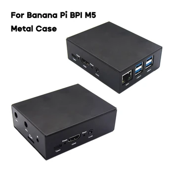 1Pc Kovinski kovček - Box Za Banana Pi BPI M5 Hlajenje Kovin -Shell CPU - Heatsink Zaščitna Škatla za Banana Pi BPI M5