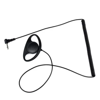 Mono Slušalke, Prenosni En KOS 3,5 Mm Ukrivljen Jack za Slušalke za Prenosnik Interkom Radio Dve Radijski oddajnik in Sprejemnik, Interkom Slušalke