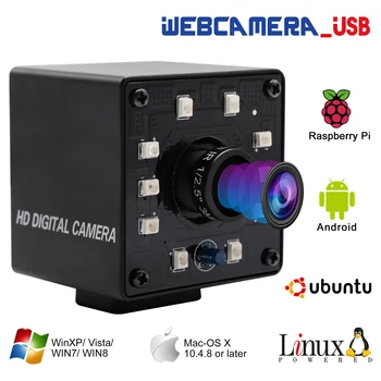1080P OV2710 Spletna Kamera hd CCTV nadzorna Kamera Mini Ir Nočno Vizijo USB Webcam Hd 1080P z IR CUT in 10pcs Led Board