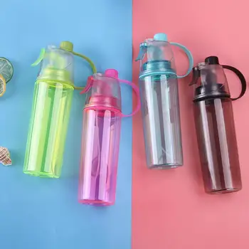 600 ml Plastične Spray Pokal grelnik vode Študent Športih na Prostem Steklenico Vode s Slamo Fitnes Gym Shaker Zunanji Prenosni Plastične Skodelice