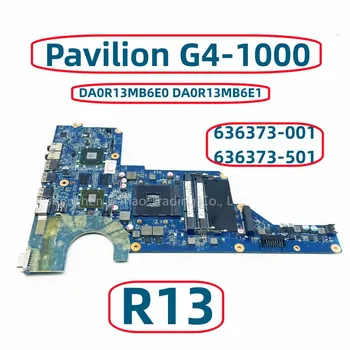 636373-001 636373-501 Za HP Paviljon G4-1000 G6-1000 G7-1000 Prenosni računalnik z Matično ploščo DA0R13MB6E0 DA0R13MB6E1 Z R13 HM65 DDR3