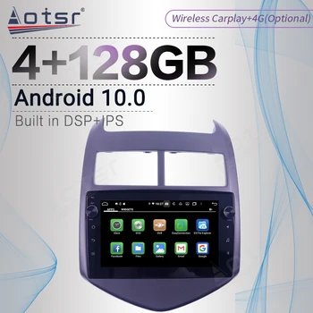 Carplay 128GB Za Chevrolet Aveo 2 za obdobje 2011-2015 Android Radio magnetofon Avto Multimedijski Predvajalnik, Stereo Vodja Enote GPS Navi Ne 2din