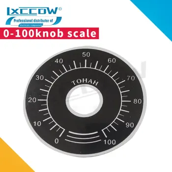 10pcs 0-100 WTH118 potenciometer gumb obsega digitalne lestvice je lahko opremljen z WX112 TOPVR