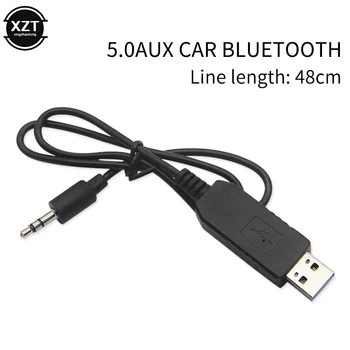 48 cm Bluetooth 5.0 HIFI Glasbeni Avdio Sprejemnik Mini Stereo AUX Kabel USB Dongle, 3.5 mm Jack za Komplet Brezžični Adapter