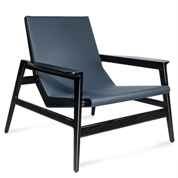 2020 doma italijanski oblikovalec stilsko spominske pene black masivnega lesa modro usnje sodobne se sprostite bivalni prostor stol