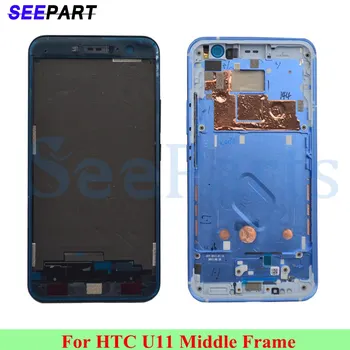 Za HTC U-3W U11 Sredini Okvirja Zaslona Podpira Ohišje Ohišje Sredini Plošče Ploščo Zamenjava Za 5.5