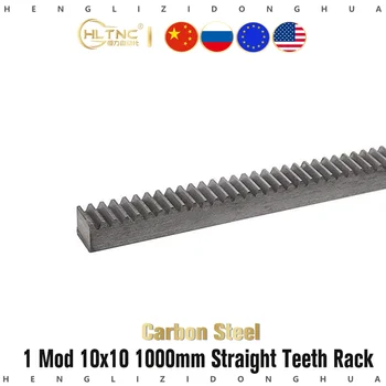 1pc 1M 10/10 dolgo velikosti 1000 mm Natančnost Prenosa Spodbuda Rack Prestavi linearno vodilo Železniškega width10mm višina 10 mm