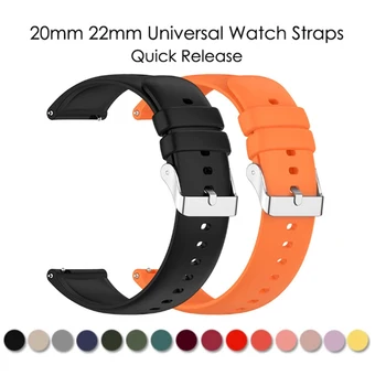 Vroče Prodati 20 MM 22 MM Silikonski Watch Trak 20/22 mm Univerzalni Watchband Pas za ročno uro P22 Smartwatch in Druge Ure Zapestnica