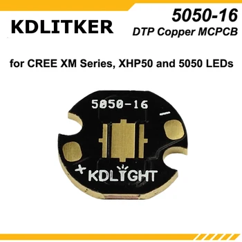 KDLITKER 5050-16 / 5050-20 DTP Baker MCPCB za Cree XM Series / XHP50 / 5050 Led ( 5 kos )