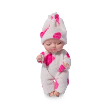 4In Mini Prerojena-Baby Lutke Realistične Lutke Otroka z Obleko, Igrače Darilo za Dekleta