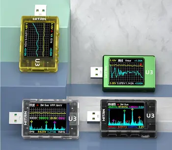 WITRN U3 Detektor USB Napetost in Ampermeter Tester PD3.1 Hitro Polnjenje Protokol SKM Valovanje Spektra