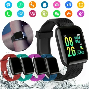 Multifunkcijski Moške Digitalni Ročne ure Bluetooth Brezžično Polnjenje Pedometer Ženske Zapestnica Športna Fitnes Pametno Gledati часы