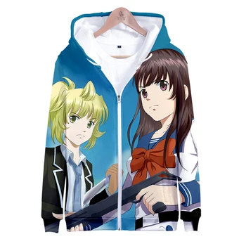 Visoko Rast Invazijo Osebnost Suknjič Japonski Anime 3D Tiskanja Unisex Visoke kakovosti Majica Zadrgo Hoodie Športna Oblačila