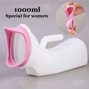 Ženski 1000ML Prenosni Plastični Wc, Pisoar Prostem Kampiranje Urina Steklenico Za Nosečnice, Starejši Bolnik v postelji