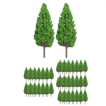 70 Kosov Miniaturni Drevo za Izgradnjo Modela Pravljice Vrt Dekor Miniaturni Pokrajino Pesek Tabela DIY Pokrajino Pokrajina