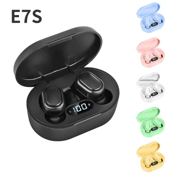 10PCS E7S TWS Bluetooth Slušalke Brezžične Slušalke LED Zaslon za Šport Vodotesne Slušalke Čepkov Na Debelo