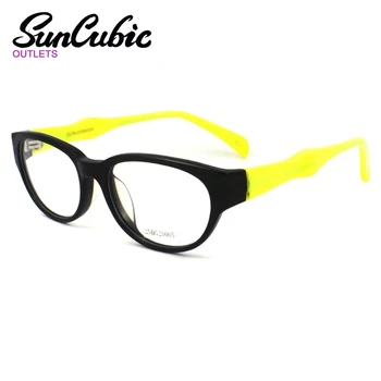 SQ-0129-C2 Očala Optična Stekla Čista Objektiv Nov Modni Slog Oblikovanja Visoko Kakovostnega Črnega Okvirja Klasičen Moški Acetat Očala