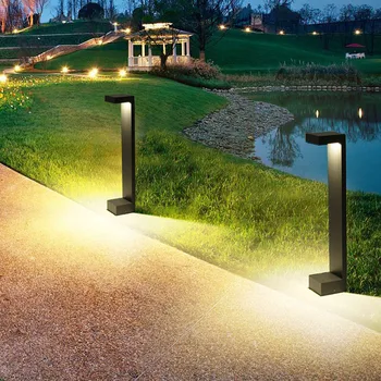 Na prostem LED Vrt, Travnik Luči, Aluminijasta LED Procesi Svetilke LED 10W Krajine Stoji Steber Luči za Vrt, Dvorišče AC85-265V