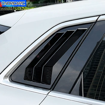 Za Audi A3 8V Hatchback 2014-2019 Zadnje Okno Trikotnik Plošča Okrasni Pokrov Reže Zaklopa Ogljikovih Teksturo Trim Avto Opremo