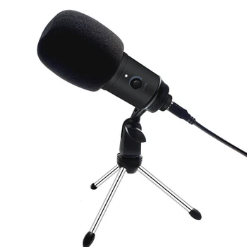 USB Mikrofon Kondenzatorski Mikrofon za Snemanje Računalnik Laptop PC Youtube Karaoke Igre Studio Snemanje z Shockproof Stojalo