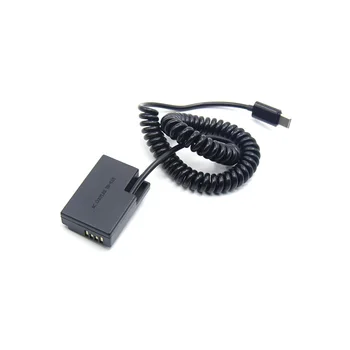USB Tip C Moči Banke Atapter Kabel LP-E17 Nadomestno Baterijo ACK-E18 DR-E18 DC Spojnik za Canon EOS NS 750D 760D 800D 850D 8000D