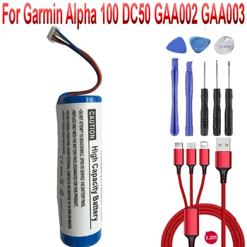 2300mAh 361-00029-02 baterija za Garmin Alpha 100 DC50 GAA002 GAA003 GAA004 T5 TT10 TT15