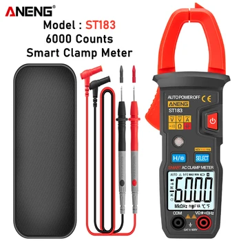ANENG ST183 Digitalni Objemka Meter IZMENIČNI tok 6000 Šteje True RMS Multimeter DC/AC Napetost Tester Hz Kapacitivnost NKV Ohm Testi