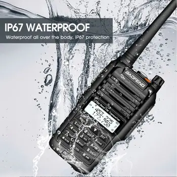 Baofeng UV-9R 15W 8000mAh Plus Ham Radio IP67 Nepremočljiva UHF/VHF 10-20KM Walkie Talkie Dva Načina Radio